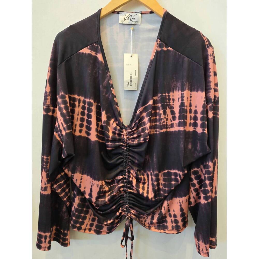 NEW VAVA women's acacia top in multi